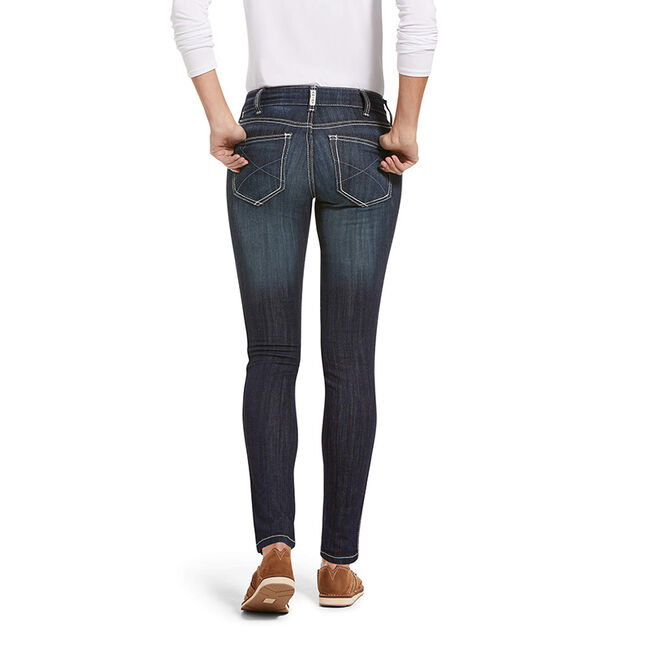 Ariat Women's R.E.A.L. Mid Rise Stretch Outseam Ella Skinny Jean image number null