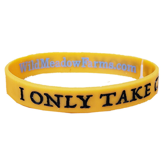 Wild Meadow Farms Fur Baby Bands ""I Only Take Crap From My Dog""" image number null