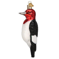 Old World Christmas Ornament - Red-Headed Woodpecker