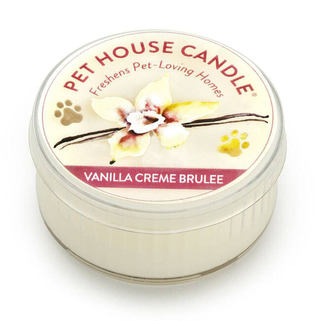 Pet House Candle Vanilla Creme Brulee Mini Candle The Cheshire Horse