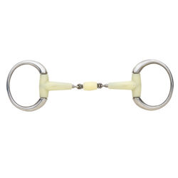 Happy Mouth Contour Double-Jointed Round Eggbutt Bit