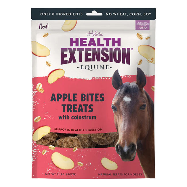 Health Extension Horse Treats - Apple Bites with Colostrum - 2 lb image number null