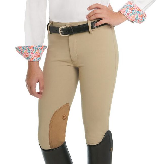 Ovation Kids' Bellissima Classic Knee Patch Breech - Classic Beige image number null