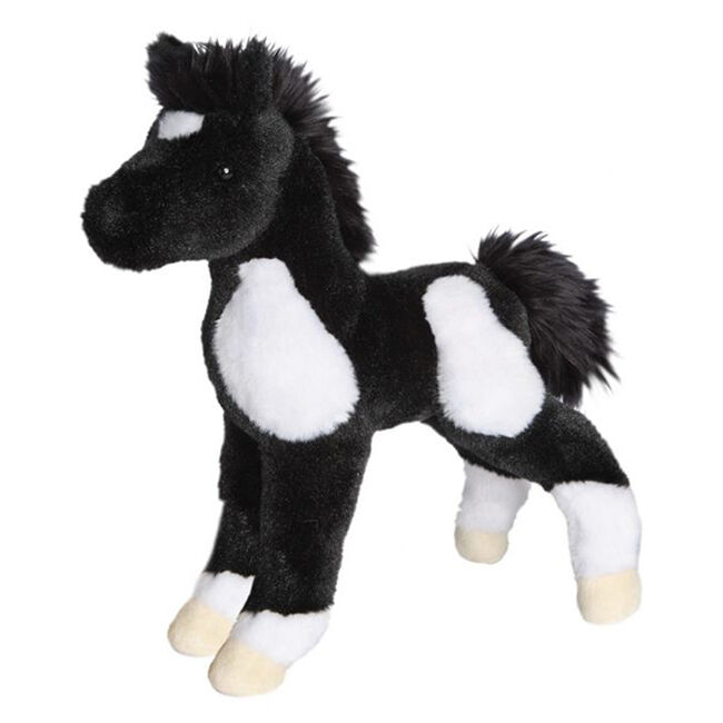 Douglas Runner Black/White Paint Foal Plush Toy image number null