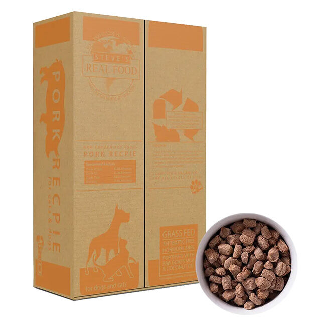 Steve's Real Food Raw Frozen Dog & Cat Food - Pork Nuggets image number null