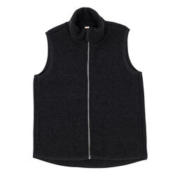 Engel Women's 100% Merino Wool Vest - Black Melange