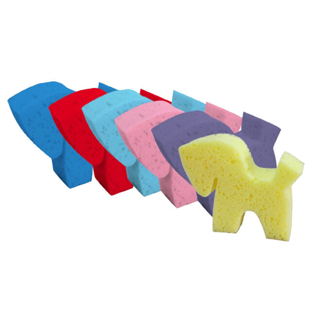 Equi-Essentials Pony-Shaped Grooming Sponge - Assorted Colors image number null