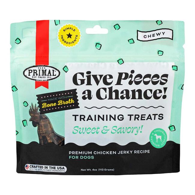 Primal Give Pieces a Chance Training Treats - Chicken - 4 oz image number null