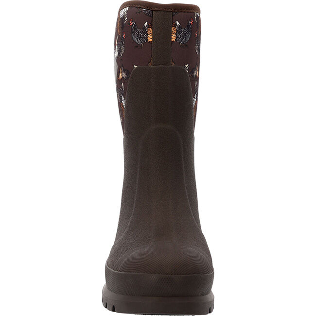 Muck Boot Company Women's Chore Mid Boot - Brown/Chickens image number null