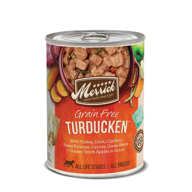 Merrick Grain Free Turducken in Gravy Wet Dog Food 13.2oz image number null