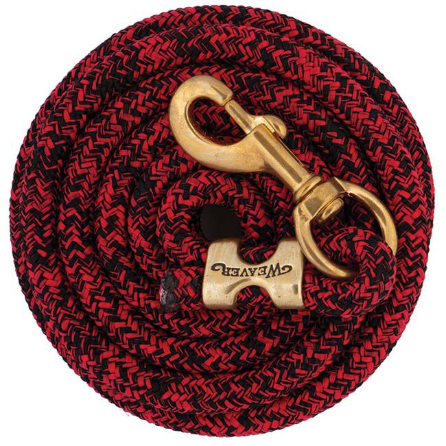 Weaver Equine Poly Lead Rope with Solid Brass 225 Snap image number null