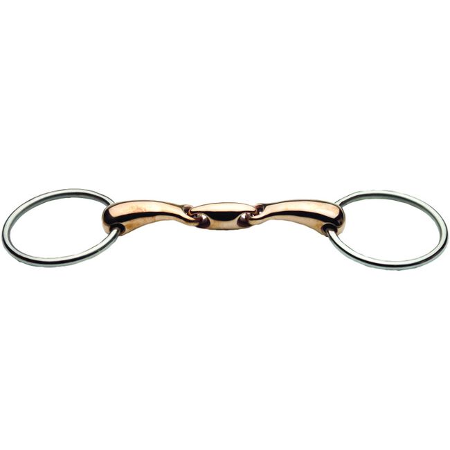 Korsteel JP Loose Ring Copper Oval Link Bit  image number null