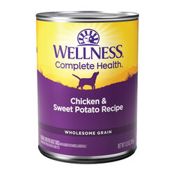 Wellness Complete Health Pate Dog Food - Chicken & Sweet Potato Recipe - 12.5 oz