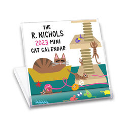 R. Nichols 2023 Mini Cat Calendar - Closeout