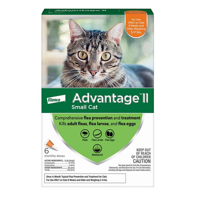 Advantage II Flea & Tick Topical for Cats image number null