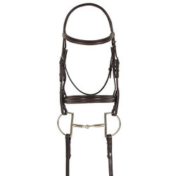 Ovation Breed Bridle Collection Plain Raised Padded Bridle