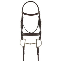 Ovation Breed Bridle Collection Plain Raised Padded Bridle