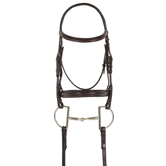 Ovation Breed Bridle Collection Plain Raised Padded Bridle image number null