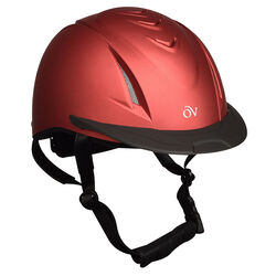 Ovation Metallic Schooler Helmet - Red