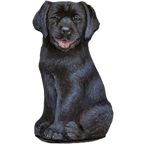 black lab door stop