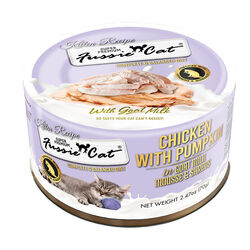 Fussie Cat Goat Milk Mousse for Kittens - Chicken with Pumpkin - 2.47 oz