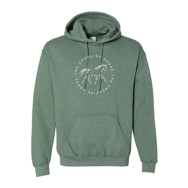 The Cheshire Horse Adult Round Logo Hoodie image number null