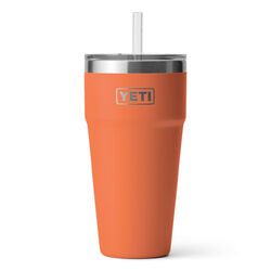 YETI Rambler 26 oz Stackable Cup with Straw Lid - High Desert Clay