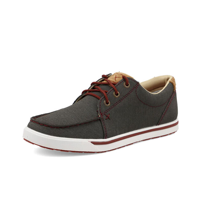 Twisted X Women's Kicks - Dark Grey/Barn Red image number null