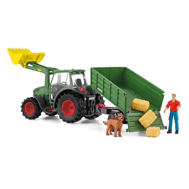 Schleich Tractor with Trailer image number null