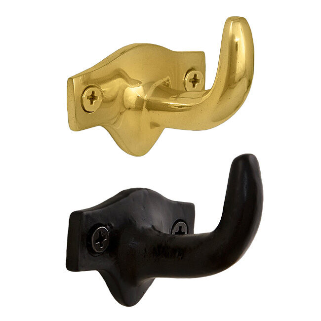 Horse Fare 1-5/8" Brass Strap Hook image number null