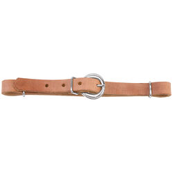 Weaver Equine Straight Harness Leather Curb Strap - Russet
