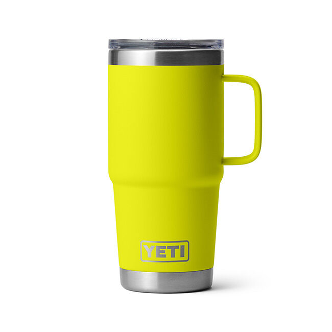 YETI Rambler 20 oz Travel Mug - Firefly Yellow image number null