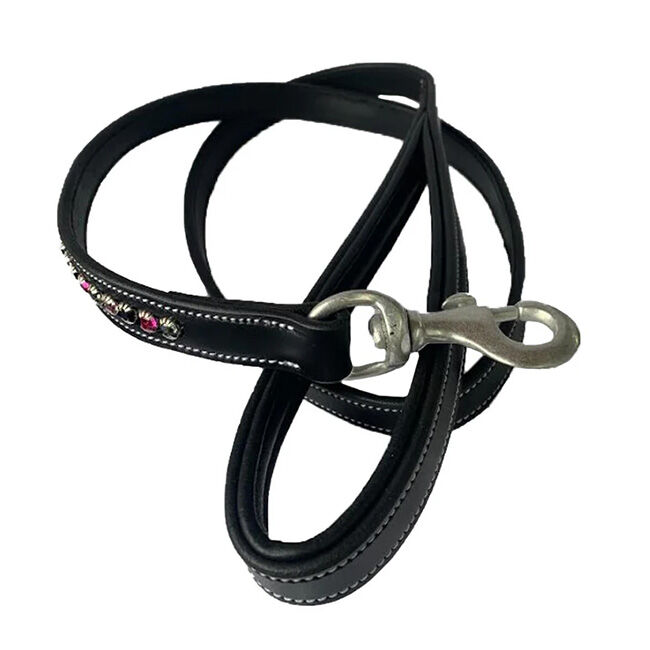 KL Select Crystal Dog Leash - Blackberry image number null