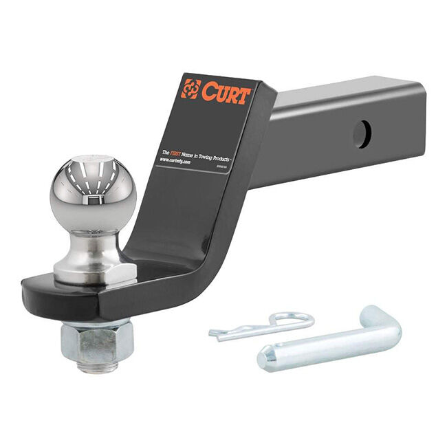 CURT Loaded Ball Mount with 2" Ball - 7,500 lb Capacity image number null