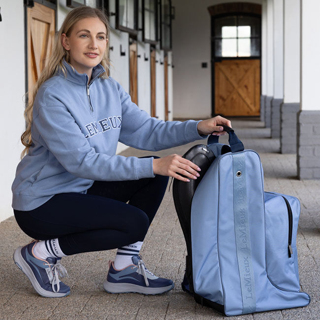 LeMieux Boot & Helmet Bag - Powder Blue image number null