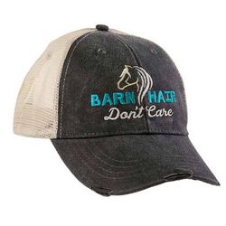 Kelley and Company Mesh Back Cap - Barn Hair Don't Care - Teal