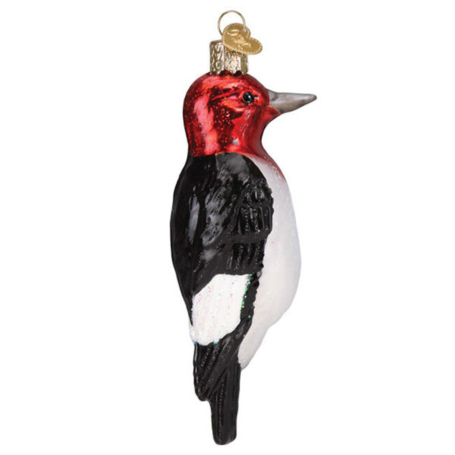 Old World Christmas Ornament - Red-Headed Woodpecker image number null