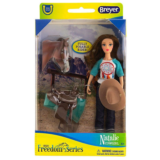 Breyer Natalie Western Rider with Tack image number null