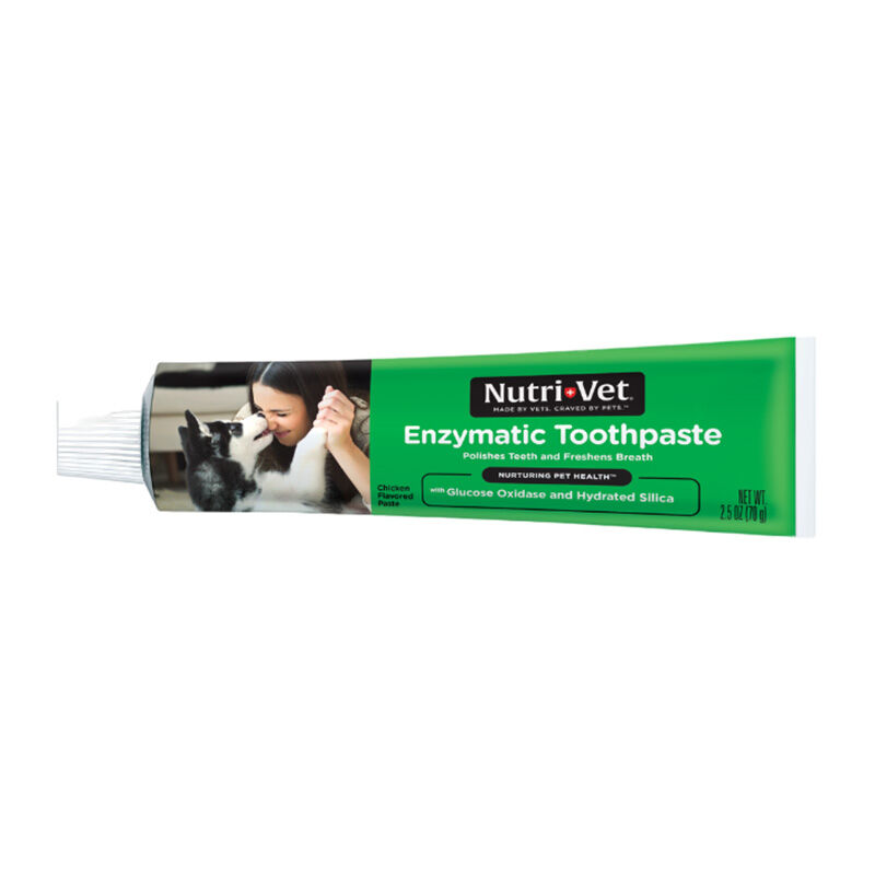 Nutri Vet Enzymatic Canine Toothpaste 2.5 oz Chicken Flavor