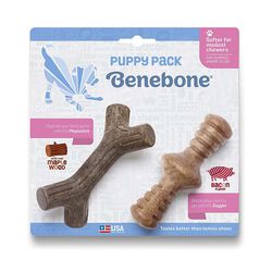 Benebone Puppy 2-Pack - Maple & Bacon Flavor