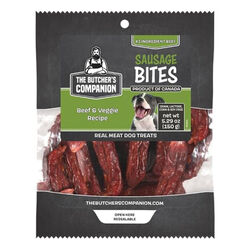 The Butcher's Companion Sausage Bites - Beef & Veggie Recipe - 5.3 oz