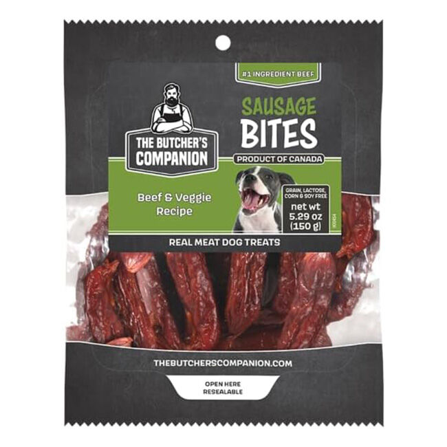 The Butcher's Companion Sausage Bites - Beef & Veggie Recipe - 5.3 oz image number null