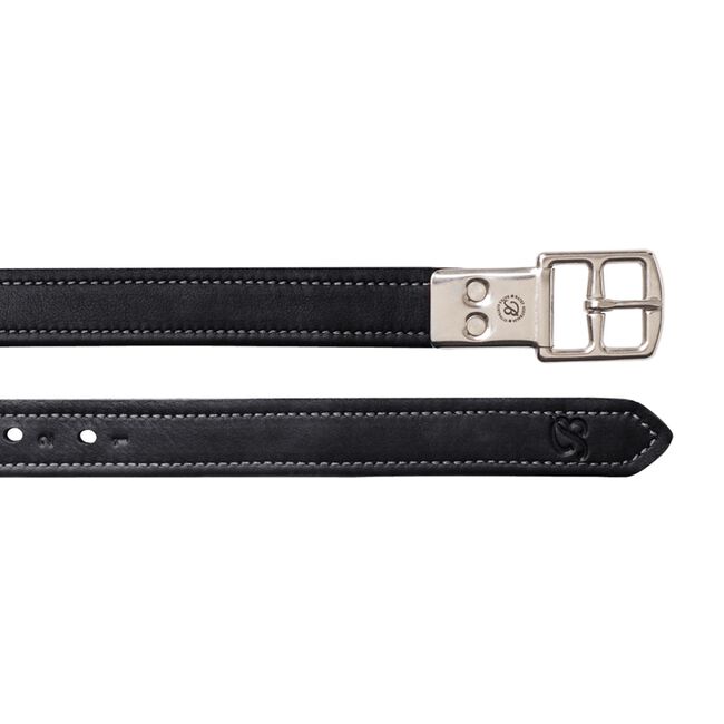 Bates Heritage Leather Stirrup Leathers - Black image number null
