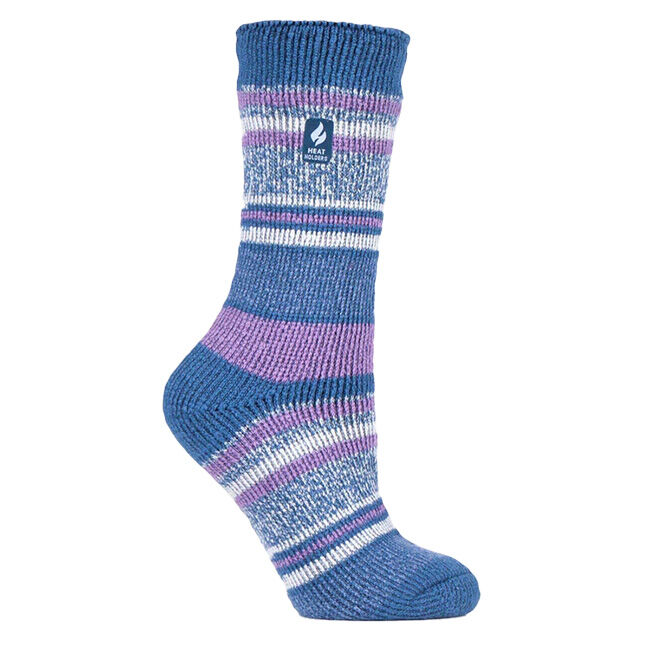 Heat Holders Women's Yasmine Multi-Twist Stripe Socks image number null