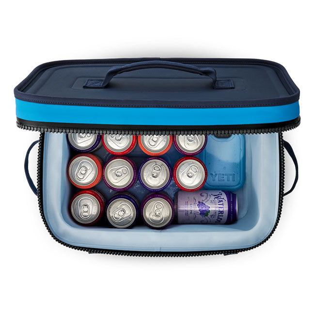 YETI Hopper Flip 18 Soft Cooler - Big Wave Blue image number null