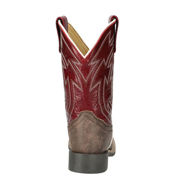 Smoky Mountain Boots Kids' Nomad Western Boots - Brown Distressed/Burgundy image number null