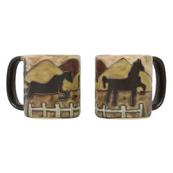 Galleyware Mara Stoneware Mug - Equestrian