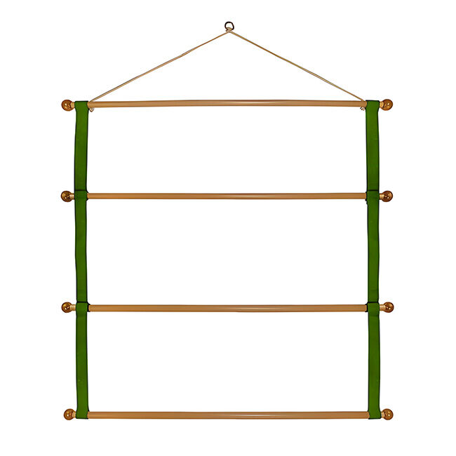 Jacks Manufacturing Wooden 4-Row Hanging Blanket Rack image number null