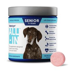 Vetericyn All-In Life Stage Supplement for Senior Dogs - 90 Tablets