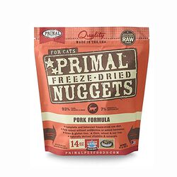 Primal Freeze-Dried Nuggets Cat Food - Pork - 14 oz